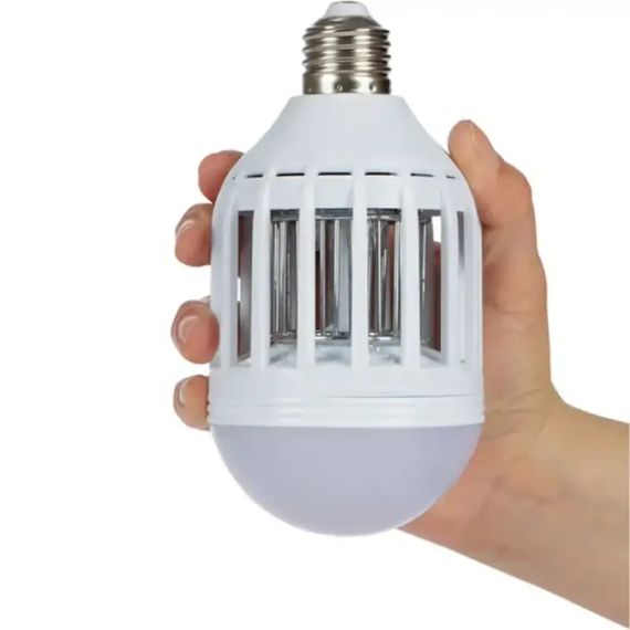 Лампочка отпугиватель от комаров ZappLight AND LY-577, Светодиодная лампа уничтожитель насекомых | Зображення 4