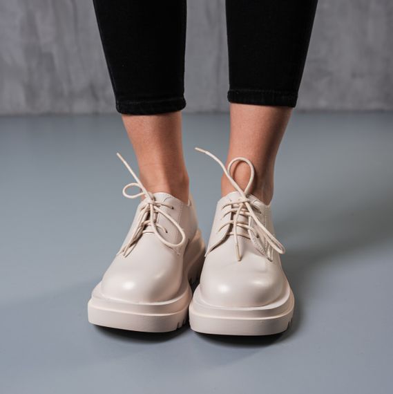 Броги женские Fashion Hogan 3792 40 размер 25 см Бежевый | Зображення 1