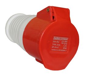 Розетка 215 переносная 3Р+PЕ+N 16А 380В IP44 Ny95500418