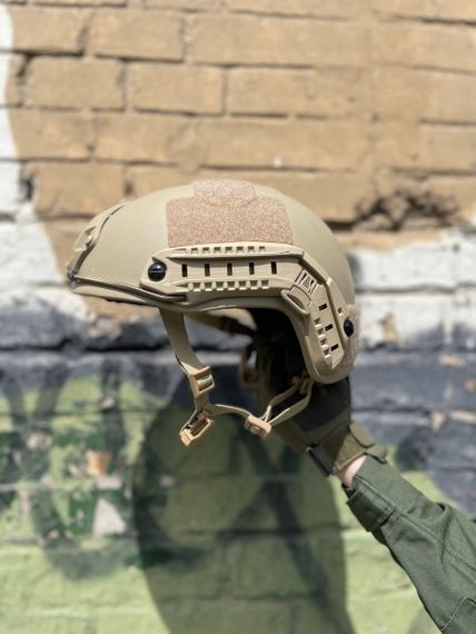 FAST HELMET IIIA OLIVE БАЛІСТИЧНИЙ ШОЛОМ БЕЗ ВУХ КОЙОТ | Зображення 1