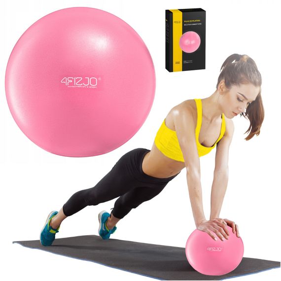 М'яч для пілатесу, йоги, реабілітації 4FIZJO 22 см 4FJ0327 Pink (P-5907739314482)