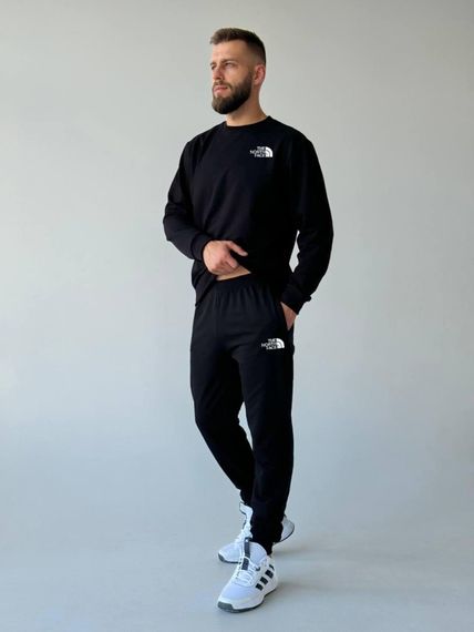 Cпортивний костюм The North Face світшот чорний | Зображення 1