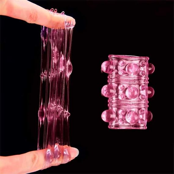 Еластична рельєфна насадка на пеніс | Зображення 4