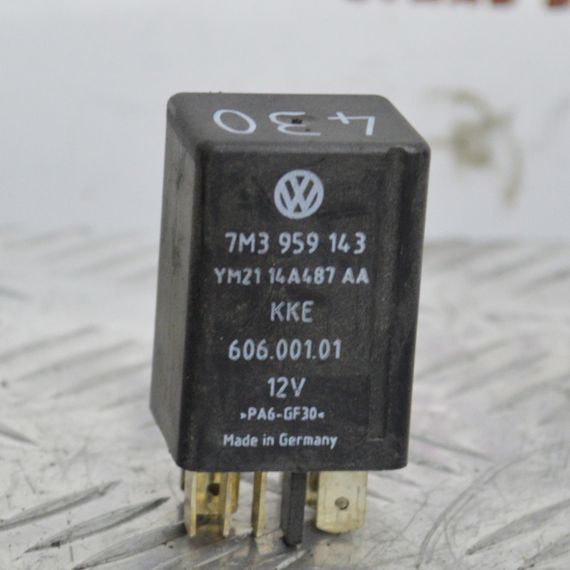 Реле 430 обігрівача VW Volkswagen Sharan Seat Alhambra Ford Galaxy Шаран Альхамбра Форд Галаксі 7M3959143 | Зображення 2