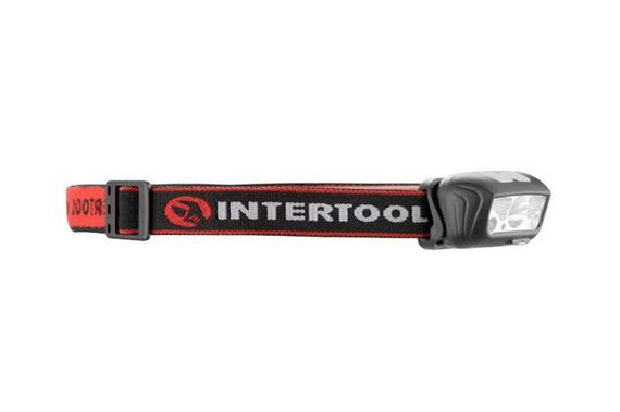 Фонарь налобный Intertool-Storm - 3Вт x 120Лм x 1200мAч 6 (LB-0310) | Зображення 3