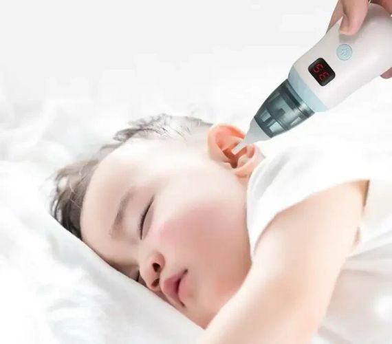 Аспиратор детский аккумуляторный 2-в-1 BABY NOSE с LED-дисплеем и регулятором мощности (WO-19) | Зображення 2