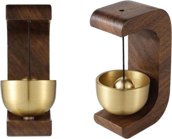 Деревянный звонок Primo Wood Bell для дверей - Dark Brown | Зображення 5