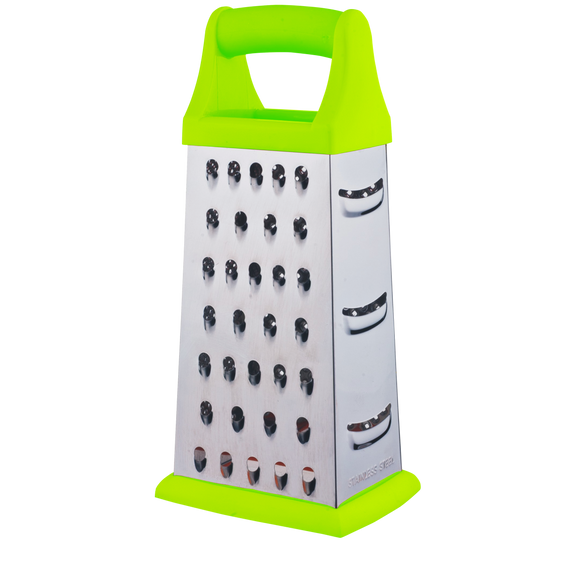 Тертка GT-GR-2003-3 ART-DECO чотиристороння з опорою з округлою ручкою Soft Touch 20 см GUSTO