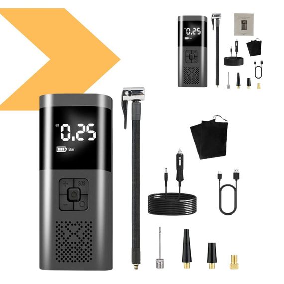 Компресор для накачування Wireless air pump VC027 чорний XPRO (43758-VC027_1012)