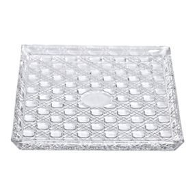 Блюдо для закусок Lirmartur стеклянное 24,5*20,5*2 см HP-YH-38