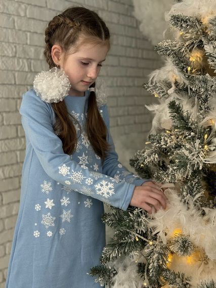 Сукня для дівчинки Носи своє 122 Блакитний (p-4393-143173) | Зображення 5