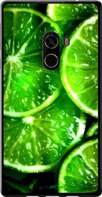 Чохол на Xiaomi Mi MiX 2 Зелені часточки лимона "852u-1067-2448"