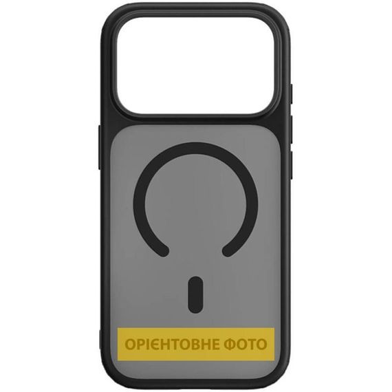 TPU+PC чохол Blueo Skin Friendly Frosted with MagSafe для Apple iPhone 17 (6.3") Чорний | Зображення 1