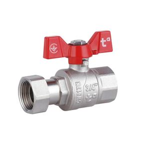 Кран кульовий з накидною гайкою Thermo Alliance Forte 3/4" ВР для води прямий SF260W20