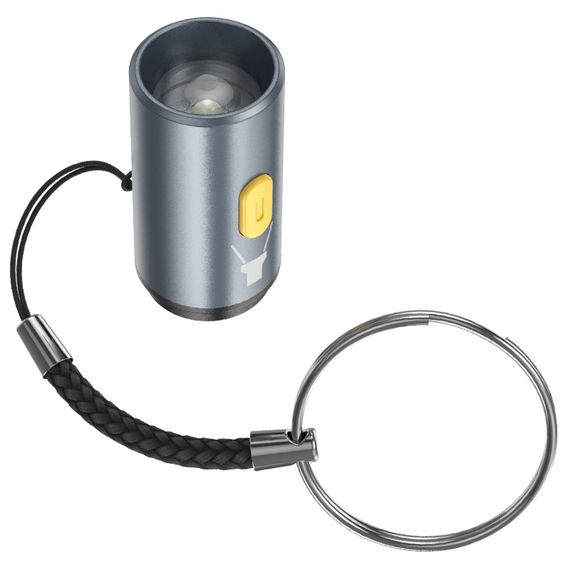 Фонарик брелок Hoco UA38A Type-C to LED Light – Grey | Зображення 2