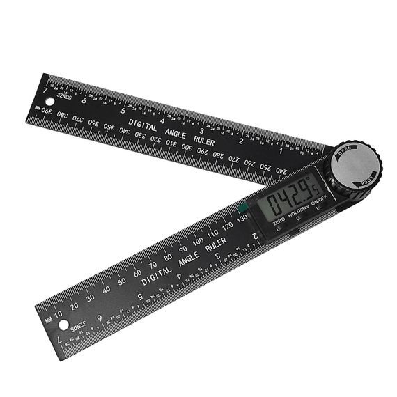 Електронний кутомір Digitaler Angle Ruler 0-200 mm Цифрова лінійка транспортир 0-360° (2833287646)