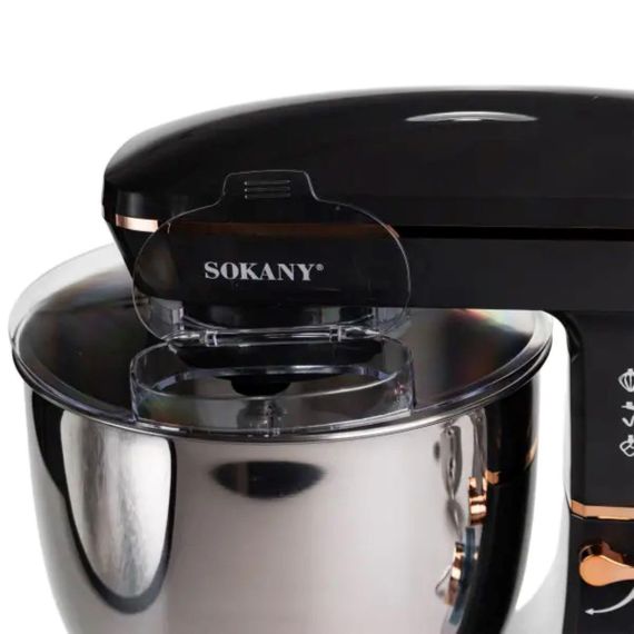 Планетарный миксер Sokany 1400 Вт с чашей 11 л 6 режимов скорости SK-05001 | Зображення 5