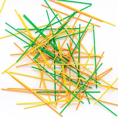 Стержень для 3D-ручки 3Doodler набор Микс (75 шт: оранжевый, желтый, зеленый) (3DS-ECO-MIX2-75) | Зображення 3