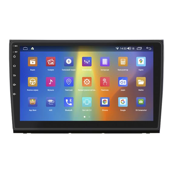 Штатная магнитола Lesko для Fiat Bravo II 2007-2014 экран 9" 4/64Gb CarPlay 4G Wi-Fi GPS Prime | Зображення 1