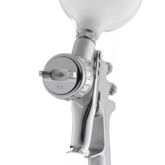 Фарбопульт пневматичний LVMP професійний, верхній пластиковий бачок INTERTOOL PT-01151 | Зображення 1