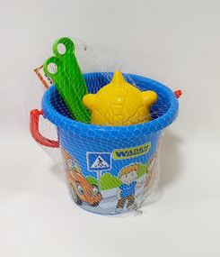 Набор для песка 4 элемента, 39062 Wader (4820159390625) Синий