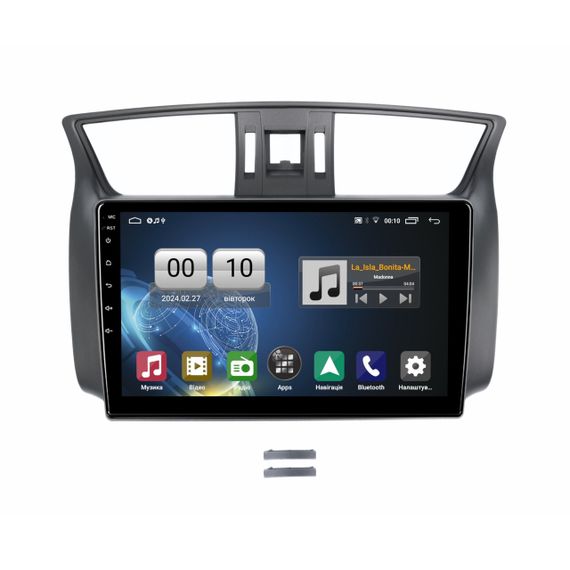 Штатна магнітола серії QIV Q1 під Nissan Sentra 2012+ , Sylphy 2012+ , Tiida (C13R) 2015+ (F1) 10 дюймів