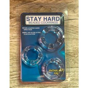 Набор эрекционных колец (3 шт) прозрачный