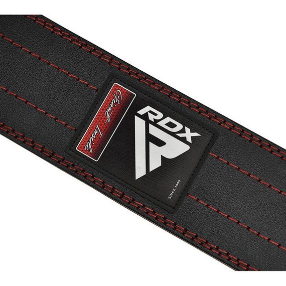 Пояс для пауерліфтингу RDX RD1 шкіряний Red M | Зображення 3