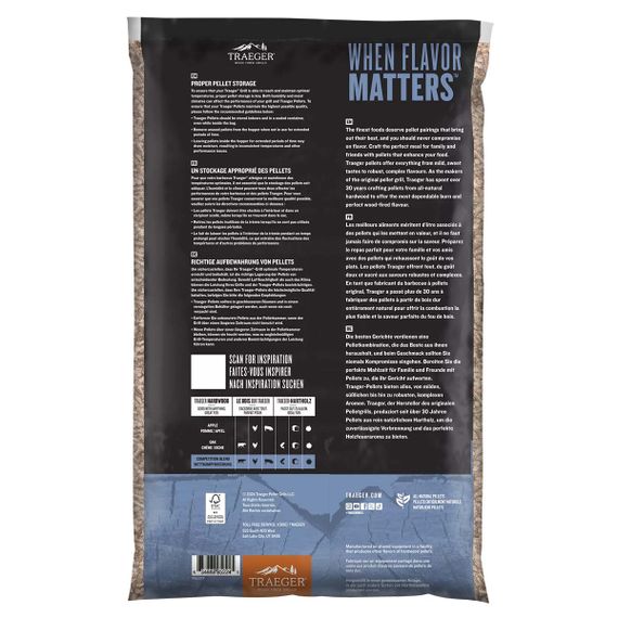 Пелети для гриля фірмова суміш Competition Blend 9кг 20л Traeger PEL417 Код: 014089 | Зображення 1