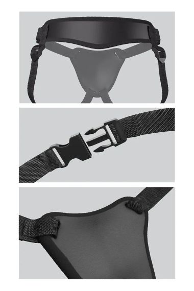 Трусики для страпону Pipedream Body Dock Elite Mini Harness, чорні Sex Aura | Зображення 3