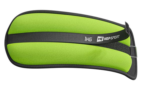 Обважнювачі для ніг та рук Hop-Sport HS-S002WB 2х1кг зелені | Зображення 1