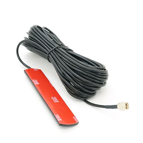 Внутрішня GSM/WIFI антена 3G/4G/LTE WiFi, 850-990/1710-2700MHz 5dBi, 3М скотч, 10 метрів кабелю, кабельне введення Роз'єм SMA Male | Зображення 1