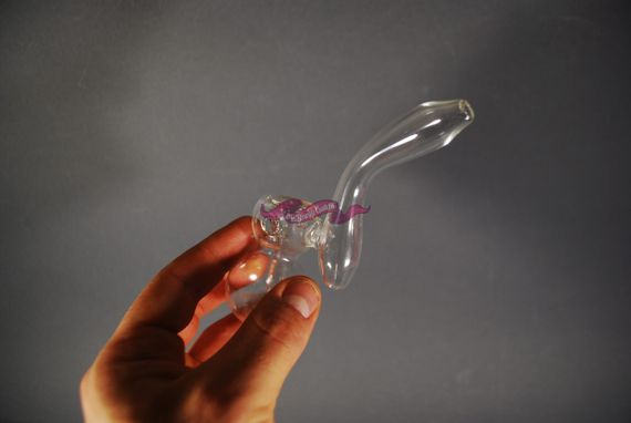 Стеклянная трубка Wow зеленый мрамор | Зображення 8