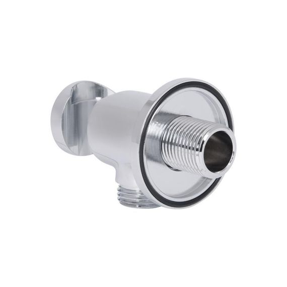Підключення з тримачем для шланга Qtap Spojeni округле QTCRMBH030 Chrome | Зображення 2