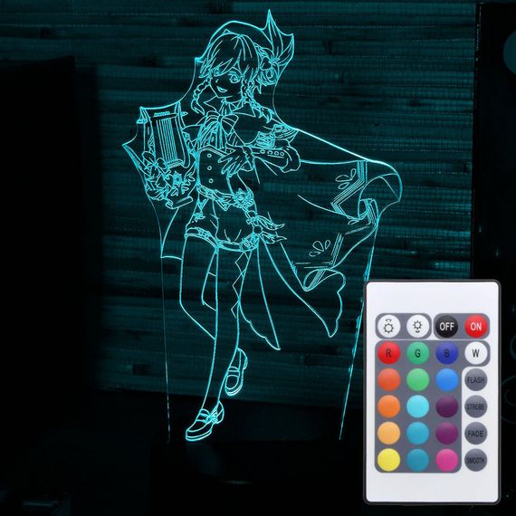 Акриловый светильник-ночник с пультом 16 цветов Венти (Venti) tty-n000680