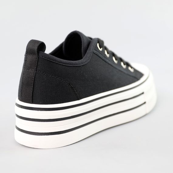 Кеди жіночі 591717 Чорні 36 37 38 39 40 | Зображення 5