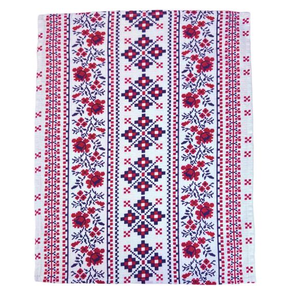 Рушник Emily 113098  45х60 см  бавовна червоний, бiлий