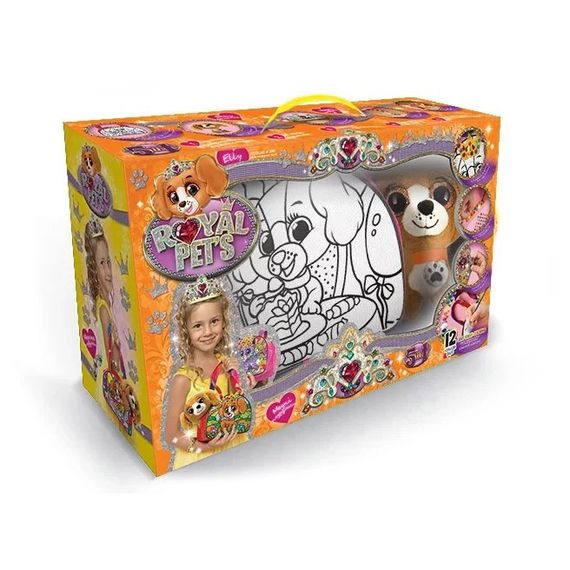 Набір креативної творчості "ROYAL PET`S" сумочка з собачкою RP-01-01-07U укр  RP-01-03U