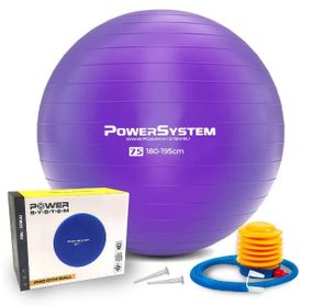 М'яч для фітнесу (фітбол) Power System PS-4013 Ø75 cm PRO Gymball Purple (PS-4013_75cm_Purple)