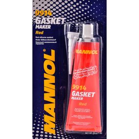 Високотемпературний силіконовий герметик Mannol 9914 Silicone-Gasket 85 г Червоний