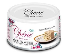 Вологий корм для кошенят з куркою Cherie Complete & Balanced Chicken Mousse Kitten, 80 гр