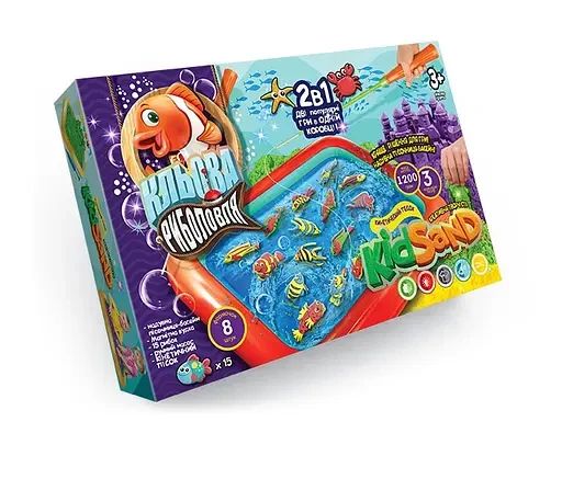 Кінетичний пісок Кльова рибалка,2в1,Danko toys | Зображення 2
