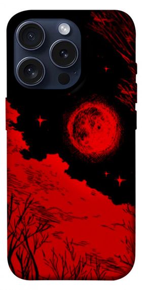 Чохол з картинкою Кривавий захід сонця для Apple iPhone 15 Pro (6.1")