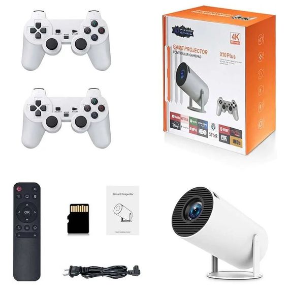 Смарт-проектор - ігрова приставка з джойстиками RD-252 X10 Plus