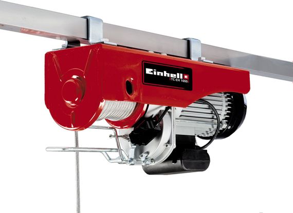 Тельфер Einhell TC-EH 1000 электрический, 1600 Вт, до 1000 кг, трос 18 м (2255160)