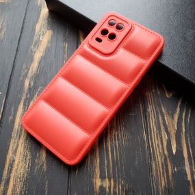 Чохол силіконовий Down Jacket для Oppo A54 / A55 колір Червоний