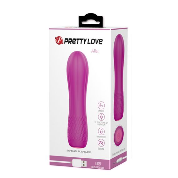 Вібратор Pretty Love ALLEN 12 Functions USB Sex Aura