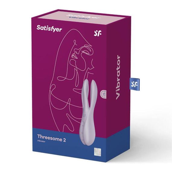 Hi-tech вибратор Threesome 2 violet Sex Aura | Зображення 1