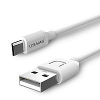 USB кабель Micro USB 100cm Usams U Turn /white/ US-SJ098