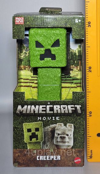 Велика 30см ігрова фігурка Кріпера Оригінал Mattel Minecraft | Зображення 6